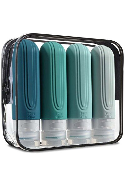 X SPRING Travel bottle toiletries, TSA-approved 3-ounce travel accessory sham...