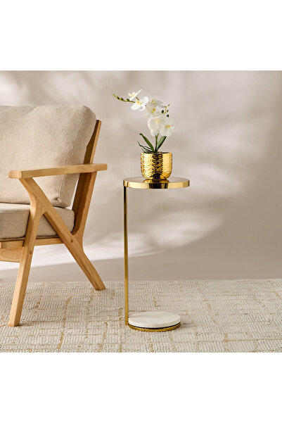 Gia Como Metal Side Table - 58 cms
