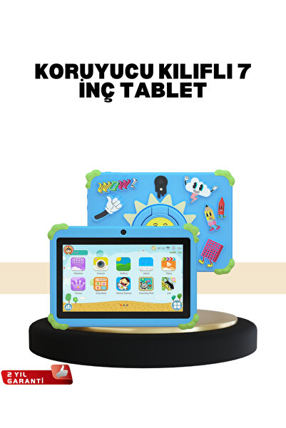 UCUZTEKNO Çok Amaçlı 7 İnç Tablet Video Oyun ve Eğitim İçin İdeal