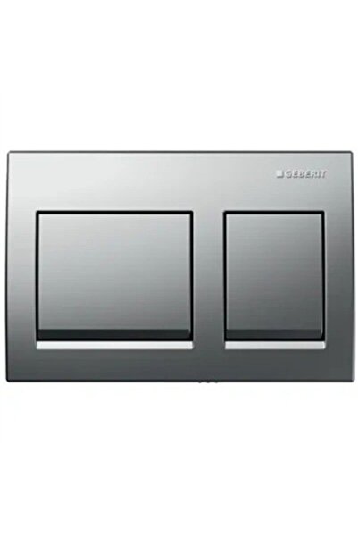 Geberit Kumanda Kapağı Alpha35 (Çift Basmalı) Mat Krom