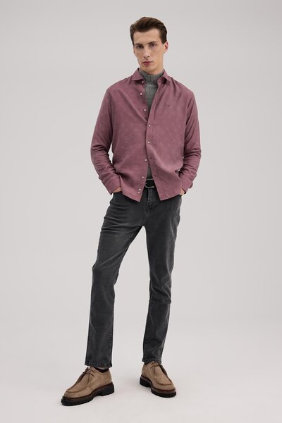 Jakamen Cămașă cu model, din amestec de viscoză, cu croială confortabilă, Ros...