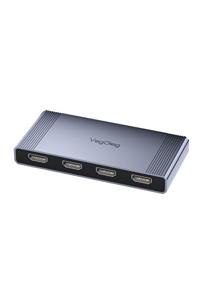 Veggieg 4K HDMI 2.0 Görüntü Seçici 3 Giriş 1 Çıkış Kumandalı Switch