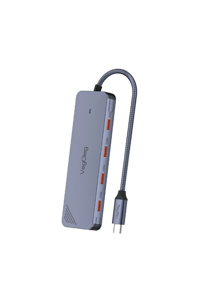 Veggieg 4-Port 10Gbps Type-C to 4*Usb-C 3.2 Gen2 Type-C Multiplexer Converter...