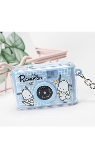 Generic Pochacco Cartoon Luminous Camera Toy Keychain