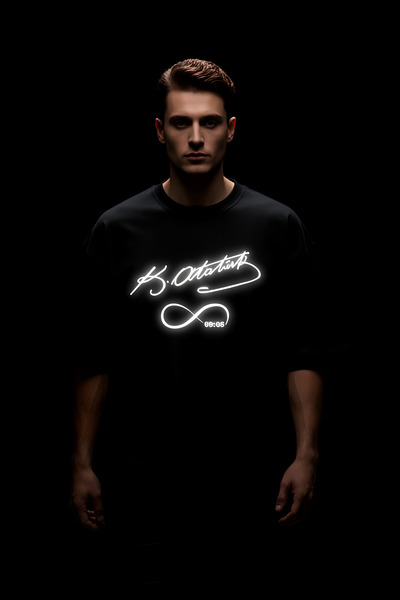 Angels Passion Αντανακλαστικό μπλουζάκι Atatürk Signature B με τύπωμα O overs...