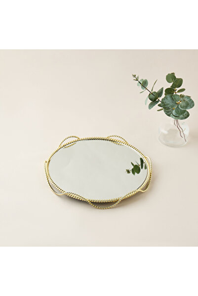 Lifestyle Decorative Metal Tray - 11 cms
