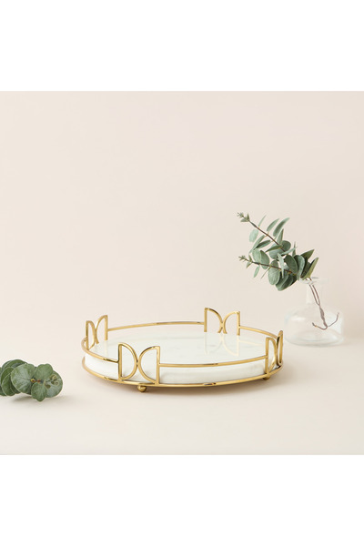 Gia Como Decorative Tray - 29 cms