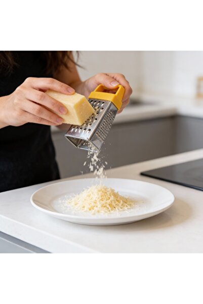 SweetHomes`s Mini El Rendesi – Sarı Saplı Paslanmaz Çelik