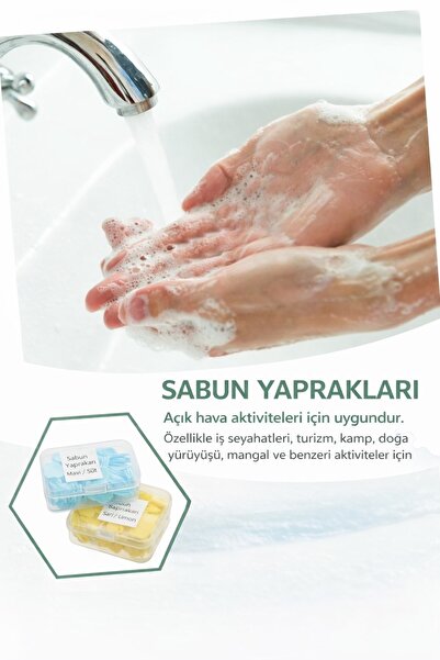 poswicon Camping & Travel Magic Soap – Flower Shaped Colored Hand Soap