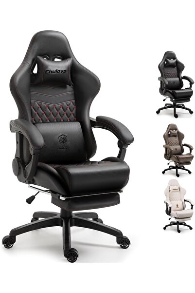 Gogoya كرسي مكتب كمبيوتر مريح للغاية بتصميم رياضي - يتحمل وزنًا يصل إلى 400 ر...