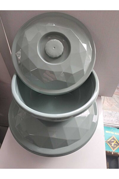 kurt41 مجموعة من قطعتين من حوض العجين بنموذج المنشور مع غطاء، حوض بسعة 10.5 ل...