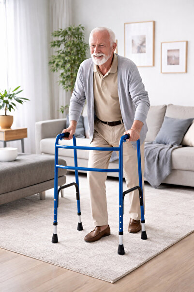 Serra's Walker Wolker Yürüteç Hareketli Katlanabilir Walker