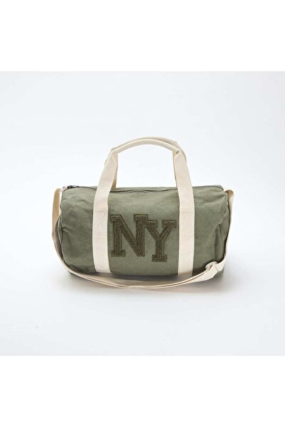 KIABI حقيبة بولينج قطنية خضراء