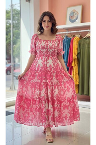 Generic Bohemian-style maxi dress