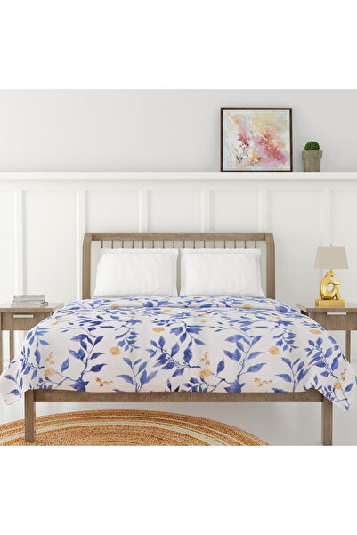 Lifestyle Floral Print Silky Flannel Blanket - 220x240 cms