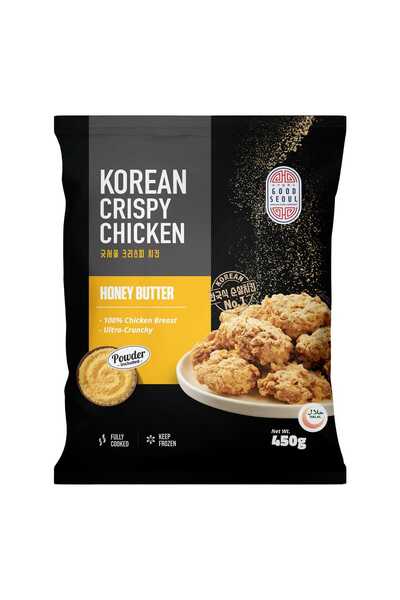 Good Seoul دجاج كوري مقرمش بالعسل والزبدة، حلو ومالح، مقرمش وطري، طعام شوارع ...