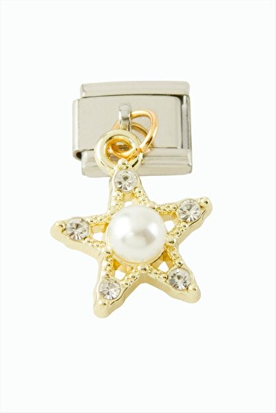 Bijuteri Net Star Pearl Sallatılı Steel Charm