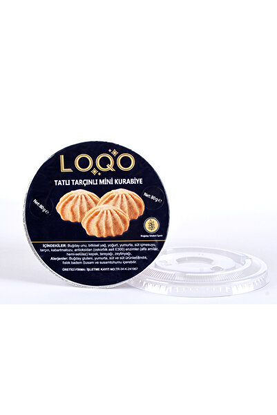 LOQO Tatlı Tarçınlı Mini Bardak Kurabiye (x24)Adet
