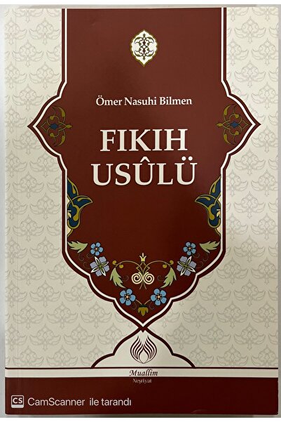 Muallim Neşriyat Fıkıh Usulü Ömer Nasuhi Bilmen