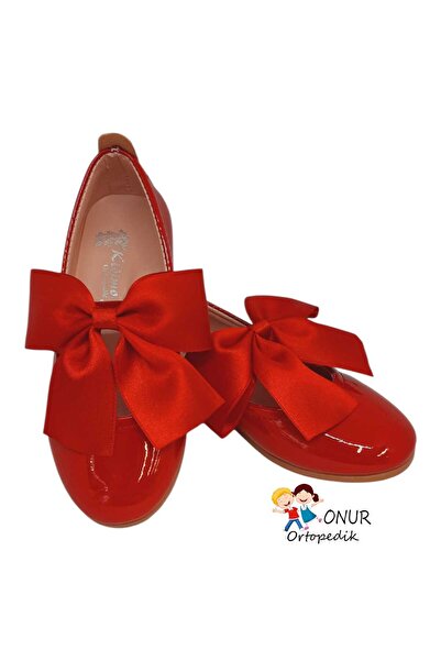 Onur Ortopedik Balerini ortopedici pentru fete, eleganti, din piele lacuita r...