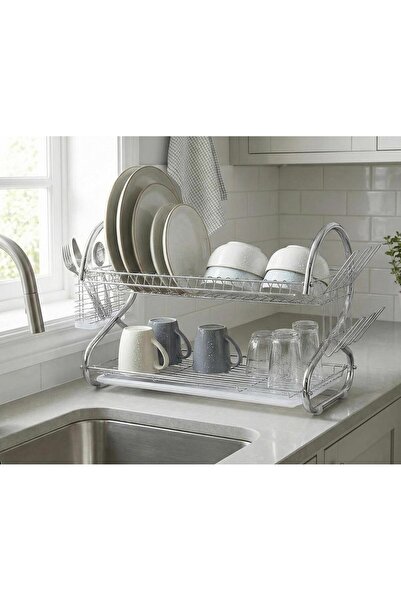 MOSTAFA High-quality iron dish and utensil drying rack