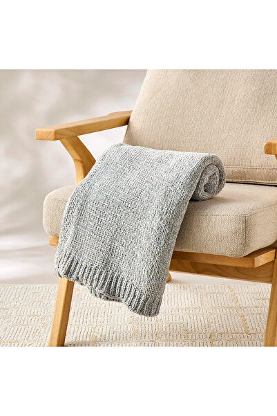 Lifestyle Knitted Chenille Throw - 127x152 cms