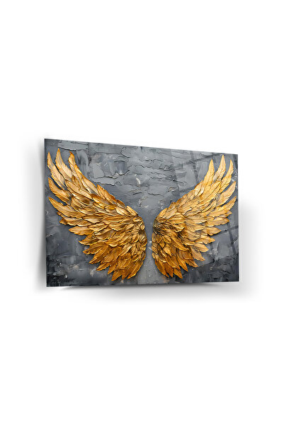 glassartdesign Pictură pe sticlă Aripi de înger