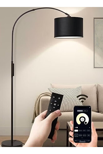 Cady One مصباح أرضي مع جهاز تحكم عن بعد، مصباح أرضي حديث مع لمبة 12 وات 96 فو...