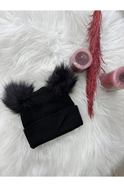 BİGÜMEX Double Pompon Beanie Age 2/8