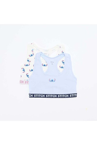 KIABI عبوة من قطعتين من حمالات الصدر "ستيتش" باللون الأزرق