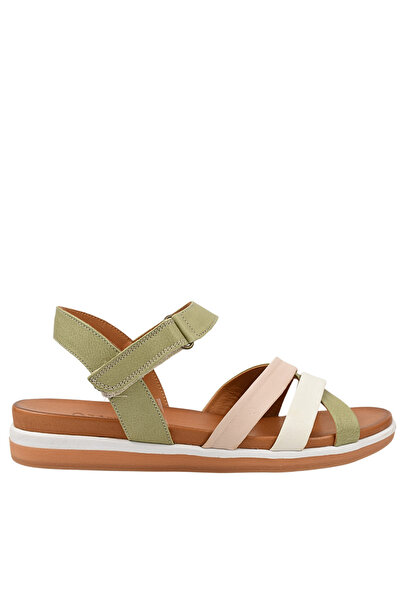 Anna Viotti Casual sandals, women, ANNA VIOTTI, 2478 green, leather 40