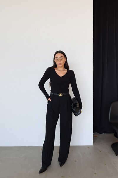 Özge Özgenç Yüksek Bel Basic Pantolon