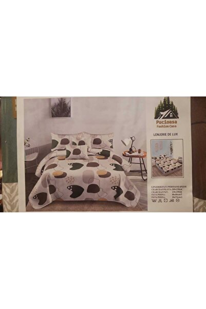 Casa Pucioasa Fashion Casa Bed Linen, Abstract Pattern, 6 Pieces, Cotton, 2 P...
