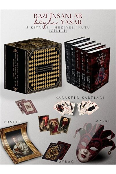 İndigo Kitap Bazı İnsanlar Böyle Yaşar 5 Kitap Takım Ciltli (Kutulu)