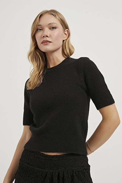 OIL PARK Women's Crew Neck Premium Short Sleeve Extra Soft Beard Texture Knit...