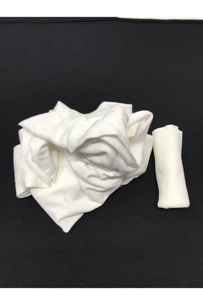 Yiğit Kumaş Ribbed 3 Thread Fabric Ecru – Piece 95X130 cm
