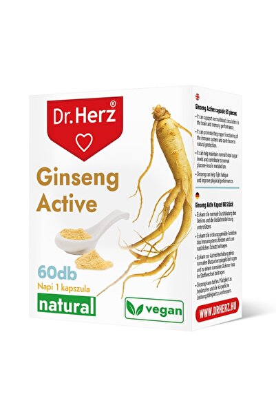 Dr Herz Capsule vegane cu ginseng activ 60 buc
