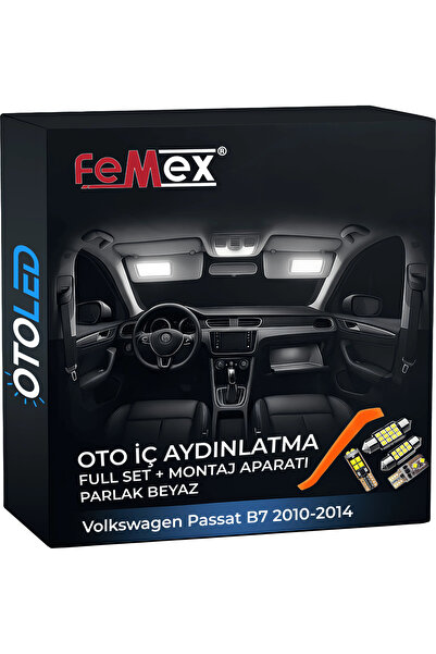 FEMEX Volkswagen Passat B7 2010-2014 Uyumlu LED Iç Aydınlatma Seti