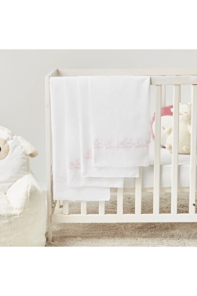 Juniors طقم لفافة أطفال مطبوع من 4 قطع - 86 × 86 سم