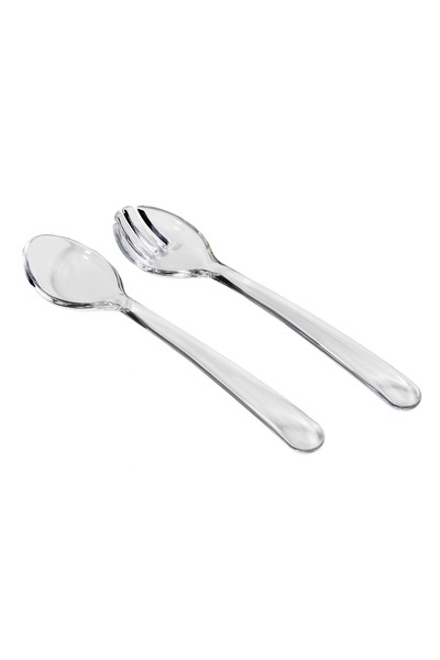ORCHID ACRYLIC SALAD SPOON