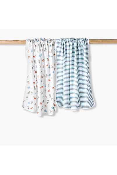 Juniors 2-Piece Baby Receiving Blanket Set - Cotton