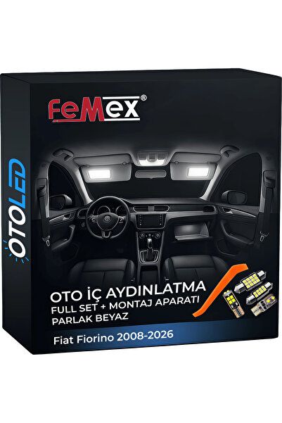 FEMEX Fiat Fiorino 2008-2026 Uyumlu LED Iç Aydınlatma Seti Premium Set