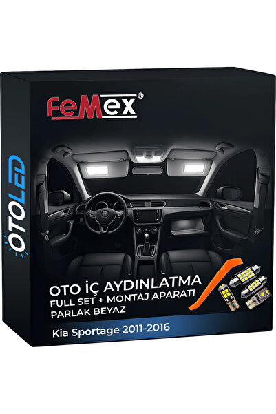 FEMEX Kia Sportage 2011-2016 Uyumlu LED Iç Aydınlatma Seti Premium Set