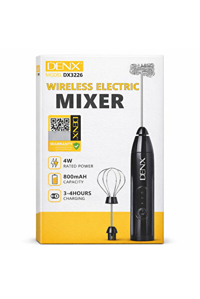 Denx DX3226 Handheld Cordless Electric Blender