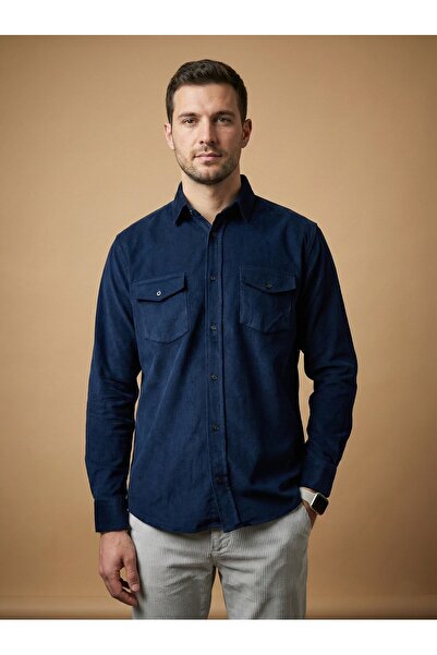 APT PRESTIGE Ift Velvet Shirt with Pocket Flap – Regular Fit |   Stylish, Tim...