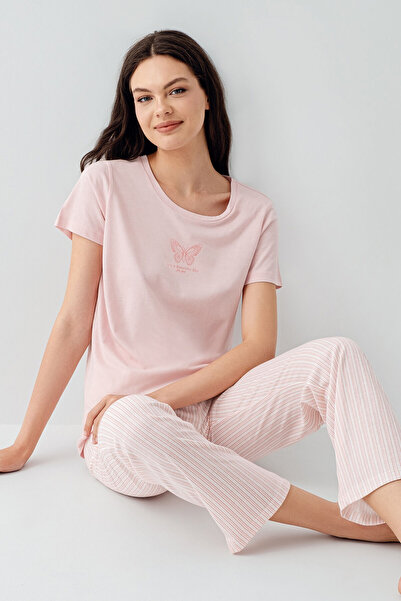 Arnetta Set pijama roz pentru femei