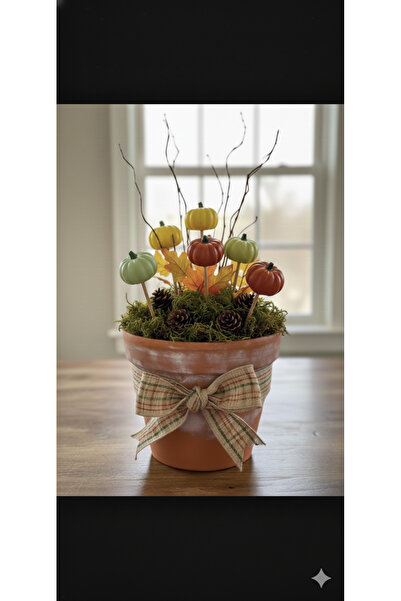 Garden 6’lı bal kabağı saksı süsü