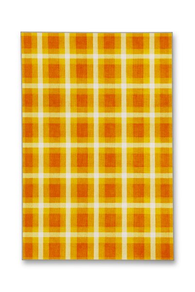 Rugs Modern Halı Mosso Yellow Square Patterned Woven Base Modern Decorative C...