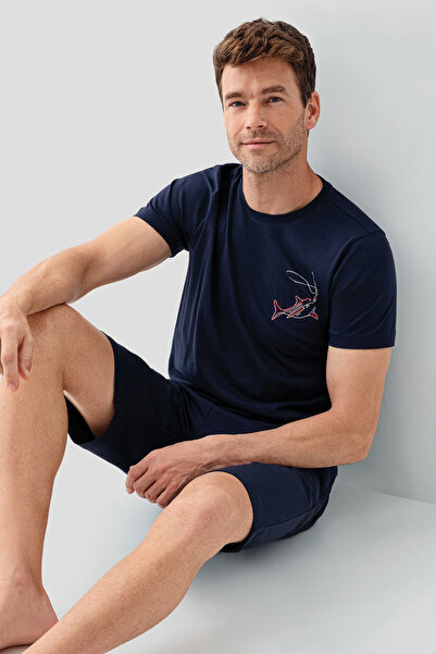 Arnetta Ανδρικό κοστούμι βερμούδας Navy Blue