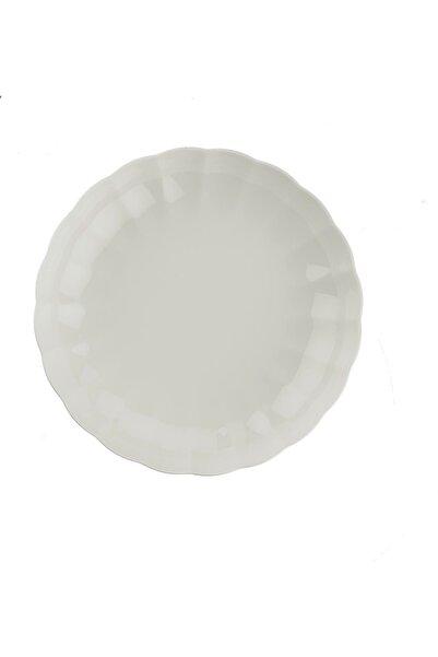 Kütahya Porselen Bone Luz Cream Deep Plate 20cm Single